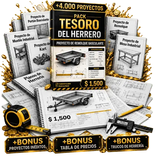 Pack Tesoro del Herrero - más de 4.000 proyectos de herrería